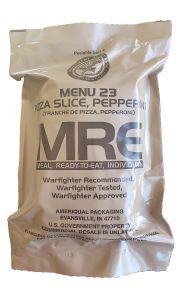 Pizza Slice Pepperoni - Meals Ready To Eat US Military MREs - Menu 23 - 2024 Inspection Date