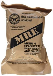 Spaghetti with Beef and Sauce - Meals Ready To Eat US Military MREs - Menu 4 - 2024