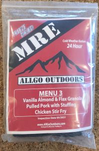 AllGo Outdoors Freeze Dried MCW - Survival Food Military 24hr Field Ration Menu 3