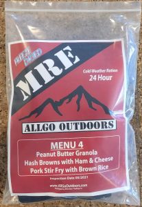 AllGo Outdoors Freeze Dried MCW - Survival Food Military 24hr Field Ration Menu 4