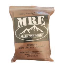 BBQ Chicken Sandwich - Menu 5 - Allgo Outdoors Military Spec MRE Meals Ready To Eat