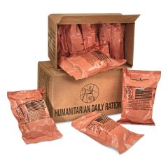 24hr Humanitarian MRE Daily Ration HDR Case - 10 Meals