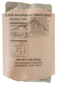 Elbow Macaroni in Tomato Sauce Entree Only