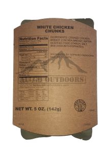 Chicken Chunks Entree Only 3 Pack MRE Meal