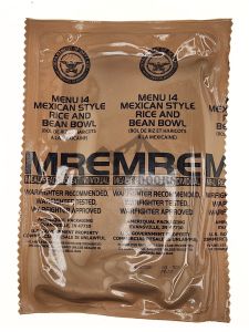 Mexican Rice And Bean Bowl Military MRE