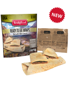 BBQ Pork 3 Pack - Bridgford MRE Ready To Eat Meal