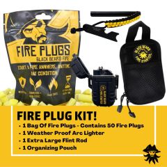 Black Beard Fire Starter Fire Plug Kit