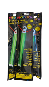 6 Inch Glow Light Stick Outdoor Chemical Fluorescent With Hook