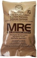 Tuna with Lemon Pepper - Meals Ready To Eat US Military MREs - Menu 21