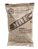 Beef Shredded in Barbecue Sauce - Meals Ready To Eat US Military MREs - Menu 2