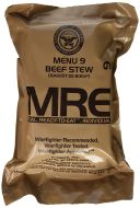 Beef Stew - Meals Ready To Eat US Military MREs - Menu 9