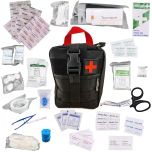 Allgo Outdoors Basic Survival First Aid Trauma Med Kit - Med Kit 2 - Black