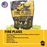 Black Beard Fire Plugs Fire Starter Tinder - 50 Plugs