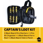 Black Beard The Captains Loot - Fire Starter Rope Survival Tinder - 1 Pack