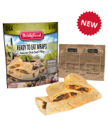 Mexican Style Beef Taco 3 Pack - Bridgford MRE Ready To Eat Meal