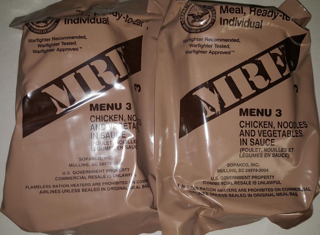 2 MRE Dual Pack Meals – Military Meals Ready To Eat You Pick Meal – 2026 Inspection