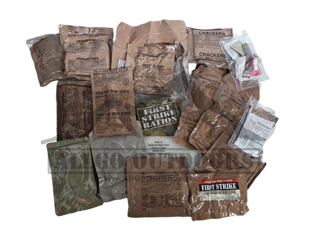 First Strike Ration FSR – Menu 2 – Italian Sandwich And Chicken Chunks