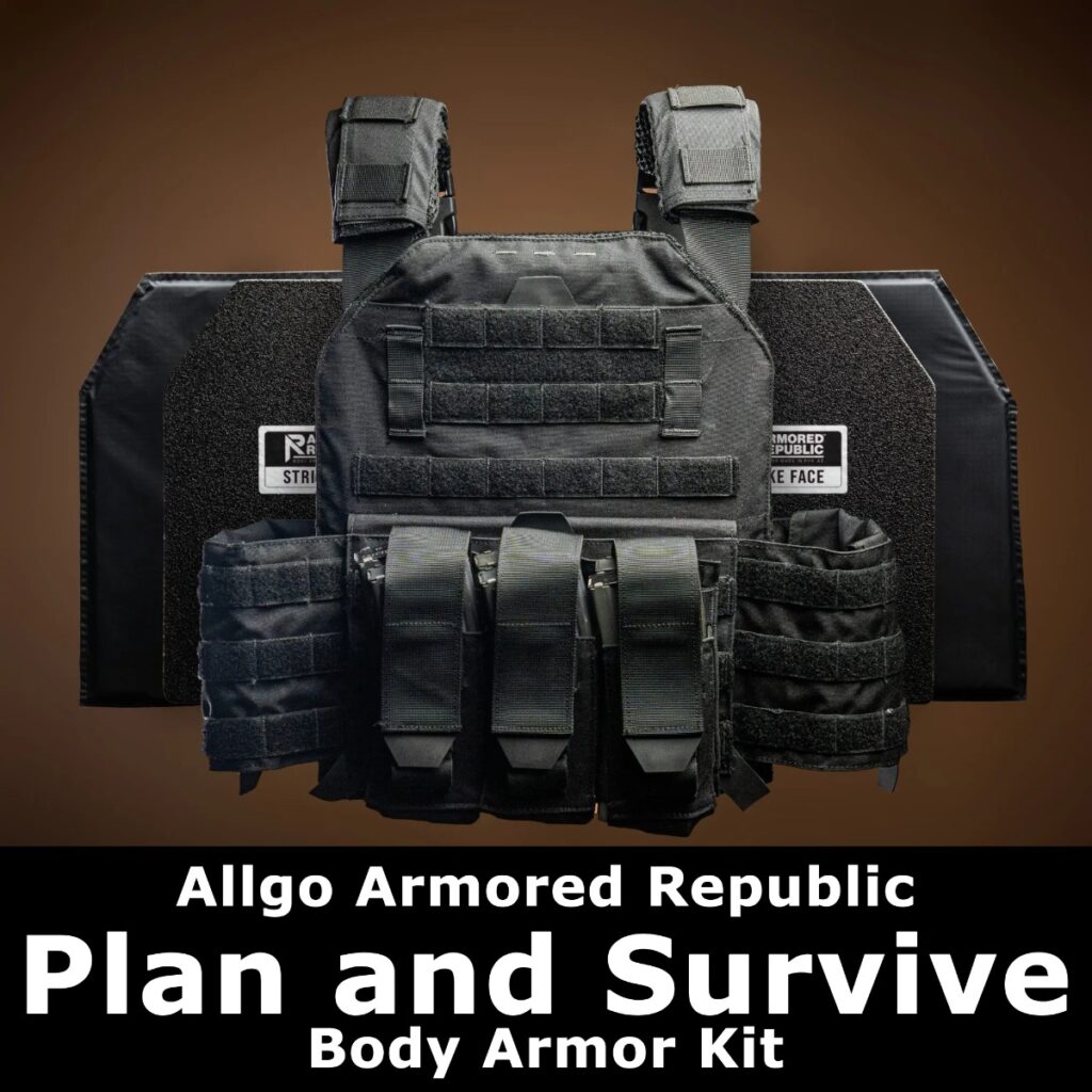 Allgo Armored Republic Plan And Survive Body Armor Kit