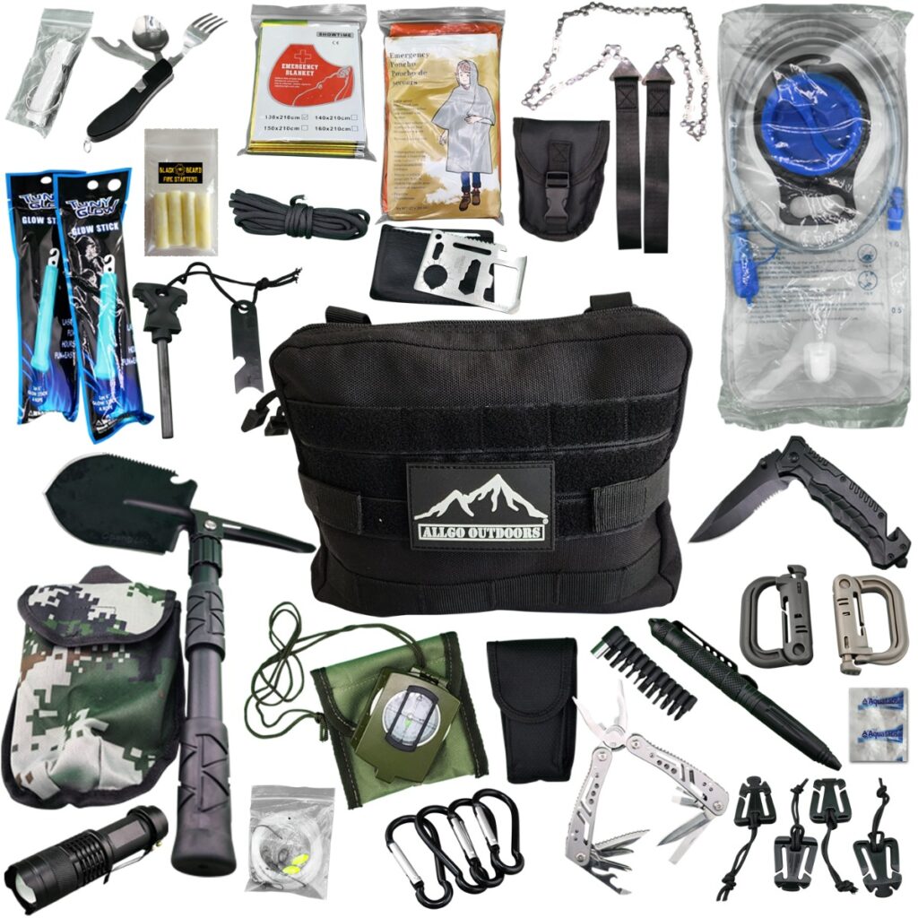 Allgo Outdoors Ultimate Survival and Med Kit Complete