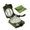 Aluminum Waterproof High Precision Surveying Compass with Pouch For Hiking and Survival