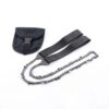 Outdoor Heavy Duty Portable Pocket 24in Hand Chain Saw with Pouch for Camping and Survival
