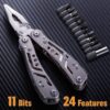 Heavy Duty Light Weight Multi Function MultiTool For Survival and Camping with Pouch