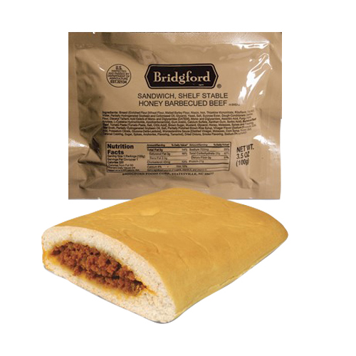 Honey Barbecued Beef 3 Pack – Bridgford MRE Ready To Eat Meal