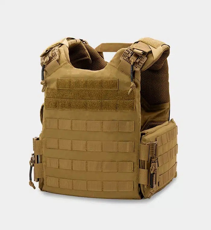 Quad 2.0 Plate Carrier With Level 4 Armor Plates Bundle – Black