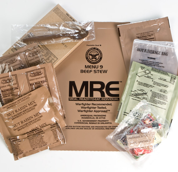 Beef Stew – Meals Ready To Eat US Military MREs – Menu 9 – 2024 Inspection Date