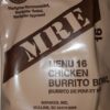 Chicken Burrito Bowl - Meals Ready To Eat US Military MREs - Menu 16 - 2024 Inspection Date