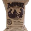 Beef Patty Jalapeno Pepper Jack - Meals Ready To Eat US Military MREs - Menu 19 - 2024 Inspection Date