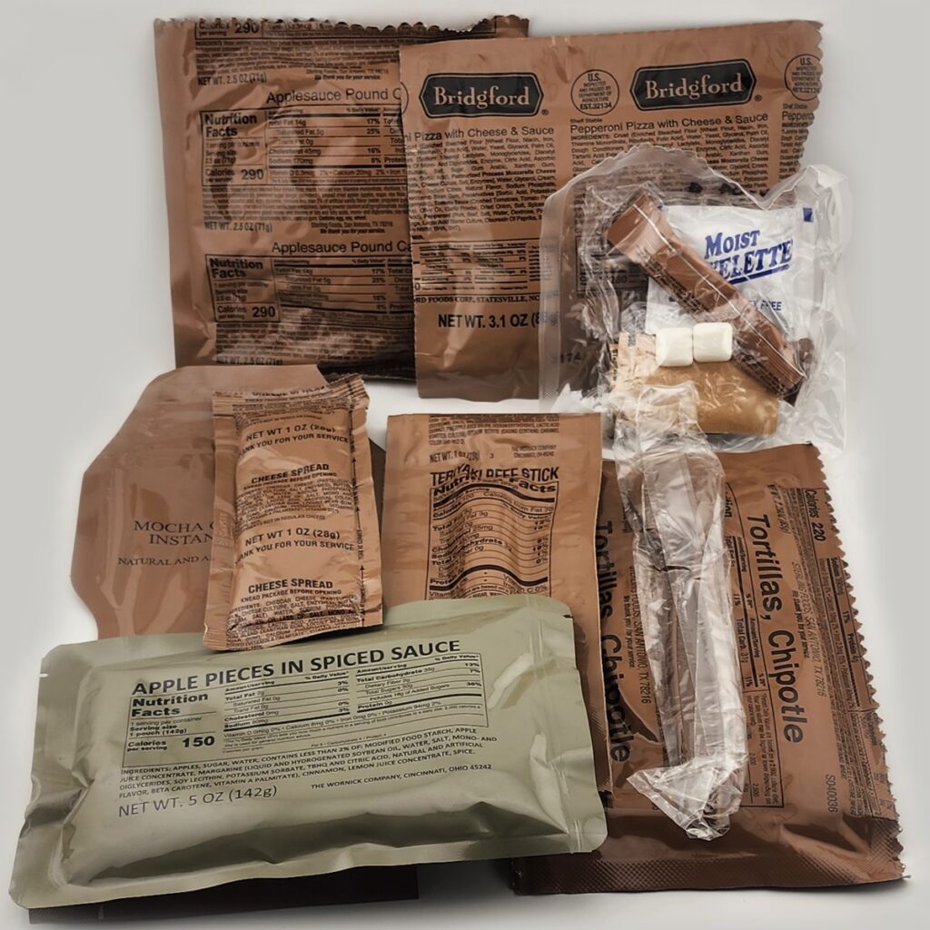 Pepperoni Pizza Slice – Menu 23 – Allgo Outdoors Spec MRE Meals Ready To Eat