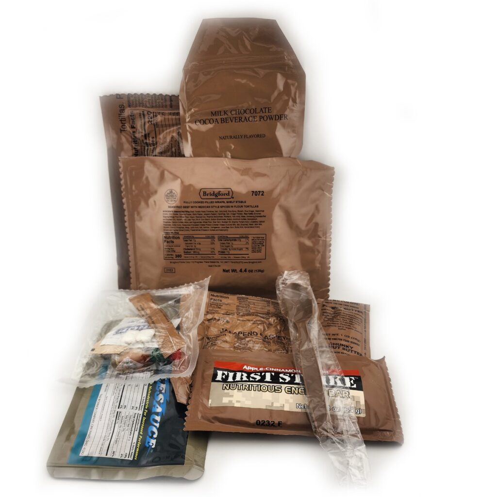 Mexican Beef Taco – Menu 6 – Allgo Outdoors Military Spec MRE Meals Ready To Eat