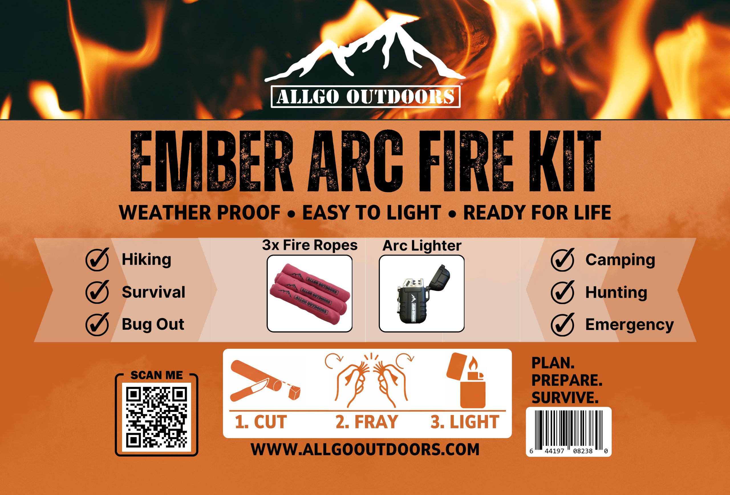 Allgo Outdoors Ember Fire Kit