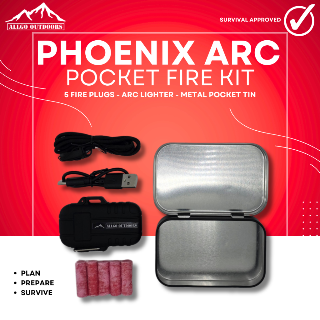 Allgo Outdoors Phoenix Arc Pocket Fire Kit