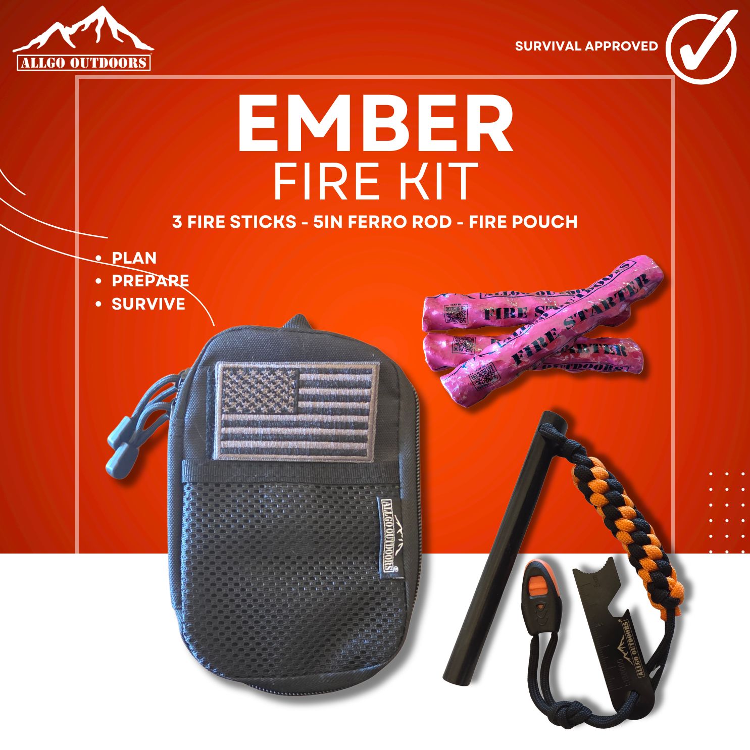 Allgo Outdoors Ember Fire Starter Kit