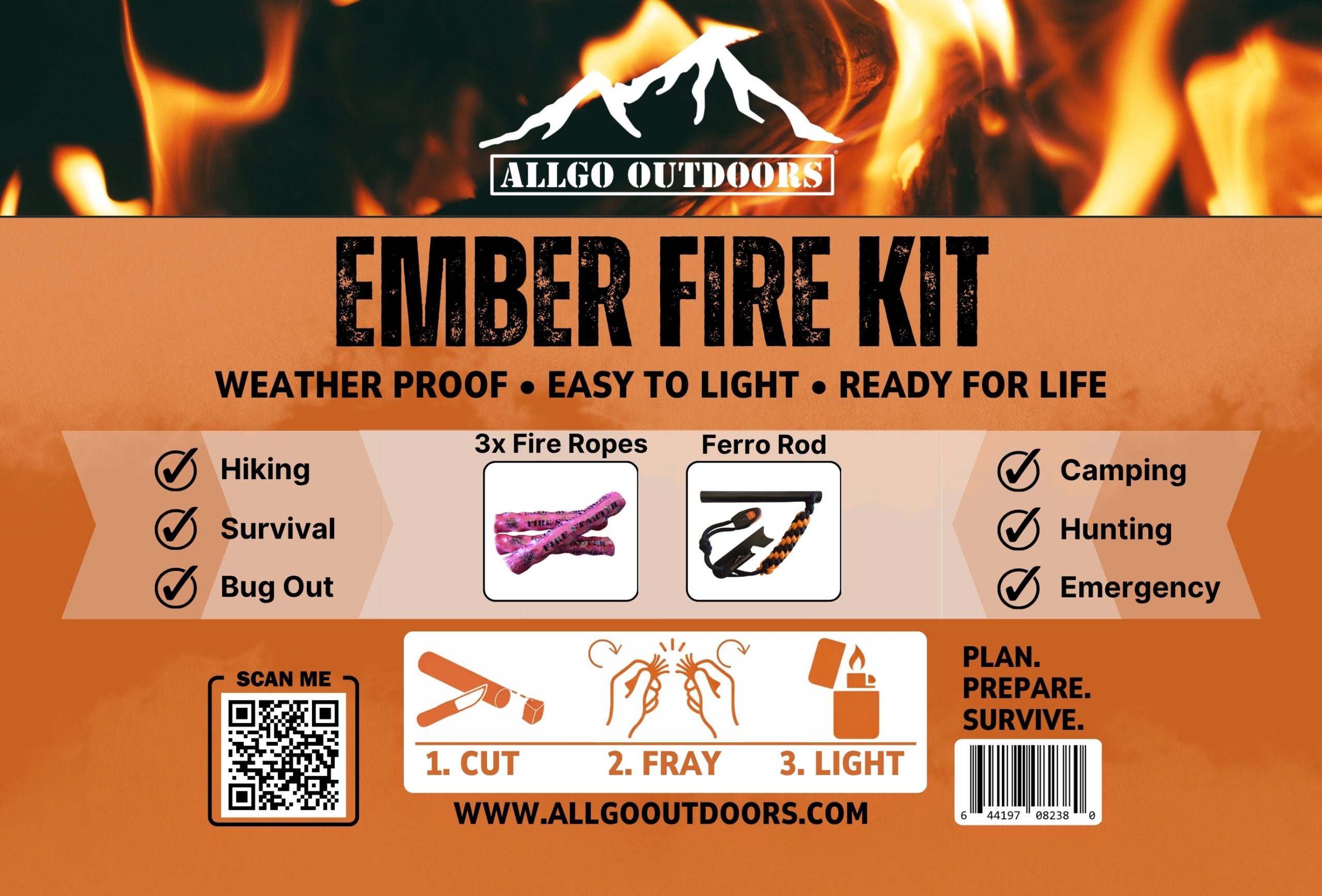 Allgo Outdoors Ember Fire Starter Kit
