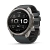 Garmin Fenix 9 Pro – 51 mm - AMOLED Sapphire - Titanium with Graphite/Black Silicone Band - 010-04337-25